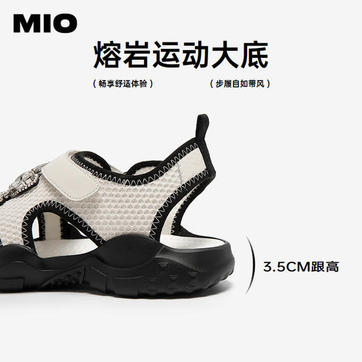 2楼MIO米奥 休闲凉鞋 M253143501 商品图4