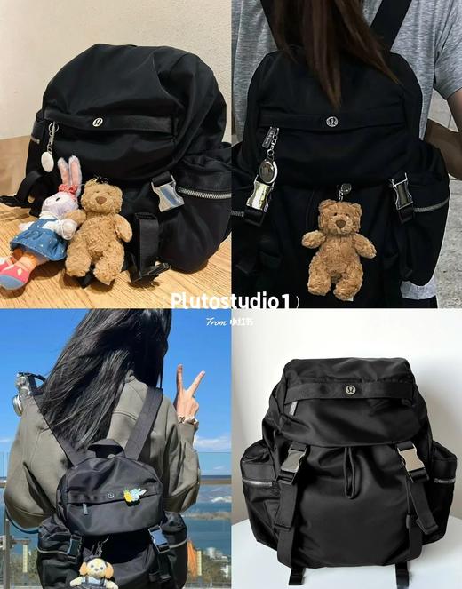 原单lulu销量王男女同款防水刘亦菲同款双肩包 商品图12