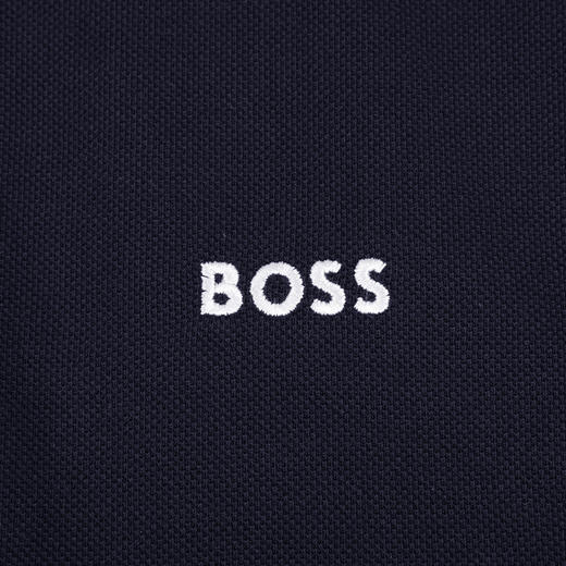 【超惠秒】BOSS 男士弹棉针绣领圈刺绣logo短袖Polo T恤10809 商品图6