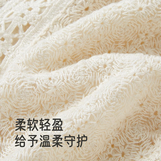 【商场同款】英氏婴儿帽子春秋新款女宝遮阳帽甜美花边贴面帽纯棉 商品图1