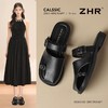 ZHR则则双扣饰平底拖鞋女2025夏季新款包头拖外出通勤ins超软女鞋 商品缩略图1