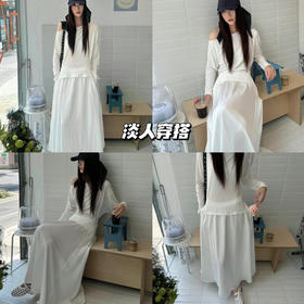 新品上身 |⚪️⚪️⚪️ 纯白连衣裙就是纯欲天花板！直接封神！