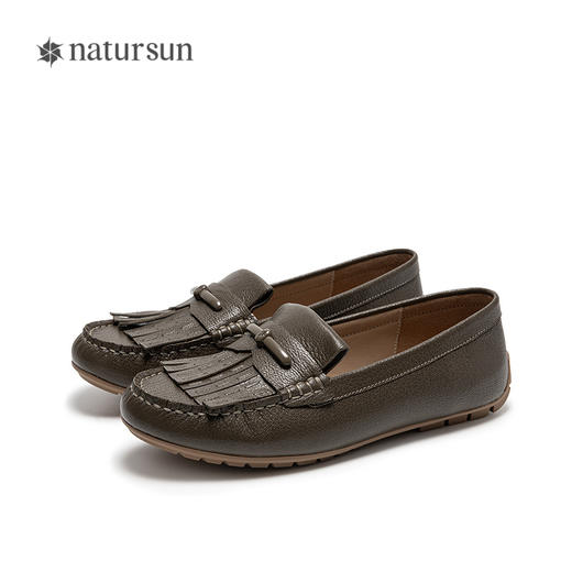 2楼natursun 25秋季新品 乐福鞋 N25420823 商品图4