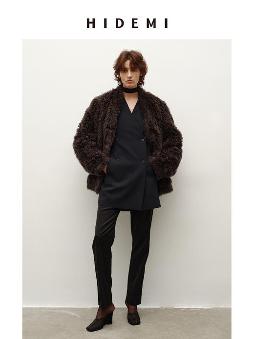 HIDEMI 进口天丝聚氨酯缎面超显瘦烟管裤神裤 商品图8