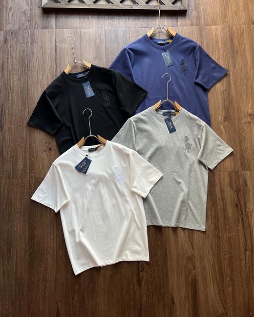 Ralph Lauren/拉夫劳伦25ss同步推出一体色大马刺绣圆领短袖 商品图1