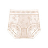 雀说 【4条】内裤女蕾丝中高腰收腹山茶花香氛10A抗菌桑蚕丝加长裆轻薄三角裤MZ8010-9 商品缩略图8