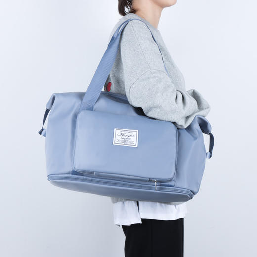 【YW】无忧购【开学好物】外出收纳大容量单肩折叠干湿分离旅行包7001（截单后3-5天发货) 商品图4