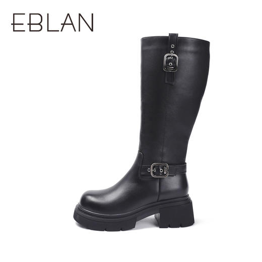 2楼伊伴冬季骑士靴冬靴女鞋B24586109 商品图1