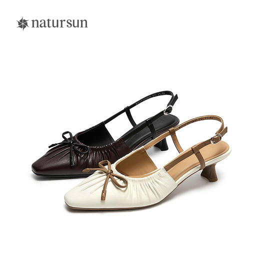 2楼natursun 25年夏季新品 时装半凉 N25273202 商品图4