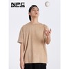 NPC潮牌夏新款仿麂皮绒短袖T恤简约潮流上衣NP33TE23 商品缩略图3