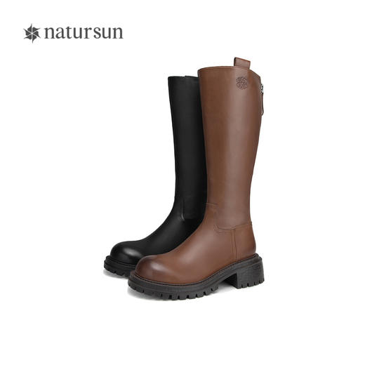 2楼natursun24冬季新品骑士靴N24591501 商品图4