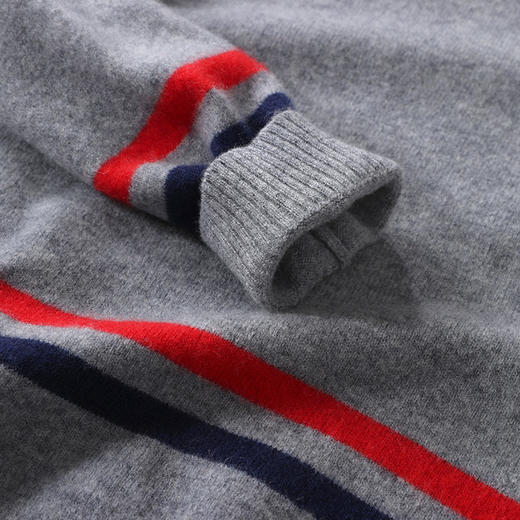 Avann阿曼衣12针Polo领儿童拼接羊毛衫MWF-53 商品图4