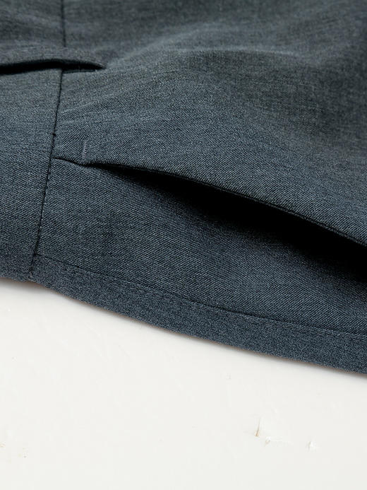 高阶质感 深灰色中长半身裙 西装面料 直筒 通勤神裙 商品图3