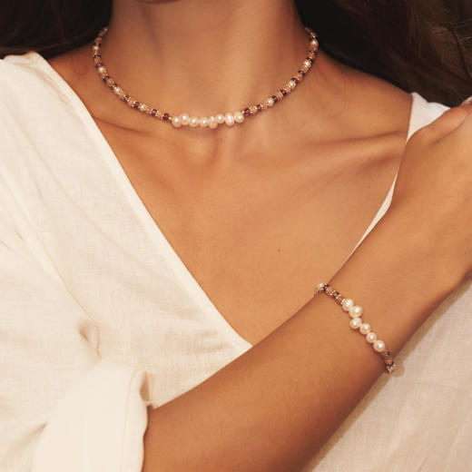 Ancient Greece古希腊时期 | 希腊浪花紫石项链 商品图1