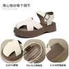 ZHR则则厚底罗马凉鞋女2025新款夏季松糕底女鞋超软舒适包头凉鞋 商品缩略图2