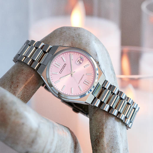 西铁城/CITIZEN机械不锈钢简约复古时尚腕表NJ0200-50Z 商品图5