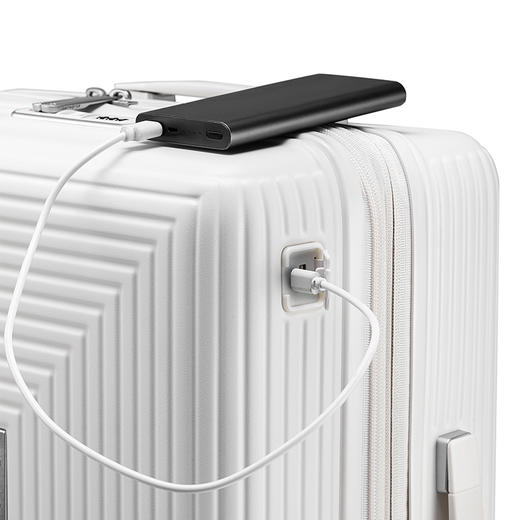 HK6*05001 新秀丽可扩展四轮拉杆箱象牙白-55/20 商品图10