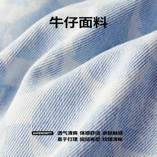 NPC潮牌满印【青花瓷】花瓶立领盘扣刺绣牛仔夹克男中式NP46TJ16 商品图4