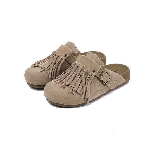 2楼伊伴2025年夏季可拆卸流苏两穿设计凉鞋B25251301 商品图5