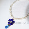 北京仓｜Gripoix Paris-Vintage-Pearl-经典珍珠 蓝花吊坠 项链［法国设计师］ 商品缩略图4