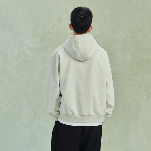 NPC潮牌龙年限定连帽卫衣水墨龙图腾刺绣开衫拉链外套NP41ST60 J 商品图2