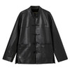 NPC潮牌国风新中式羊皮革立领盘扣皮衣夹克老钱风外套NP48TJ08 商品缩略图5
