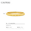 GAONAS  罗马假日 时尚贵气金色手镯11540SGO 商品缩略图3