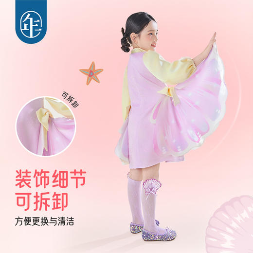 年衣童装女童旗袍连衣裙秋季新款新中式国风女孩公主浪里小仙旗袍裙 商品图4