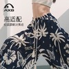 爱暇步2025新款度假风高腰抽绳阔腿宽松垂感休闲裤女夏季薄款透气X25396RN 商品缩略图2