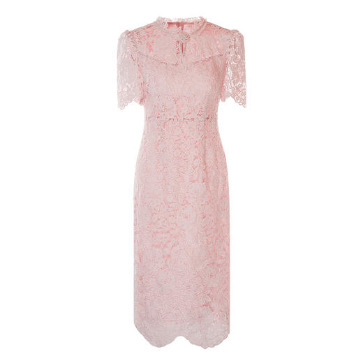 「自」全新升级【铂金会员422/天猫569/差价147】(02052)洛诗琳新中式气质刺绣连衣裙225夏季国风修身改良旗袍裙女 商品图4