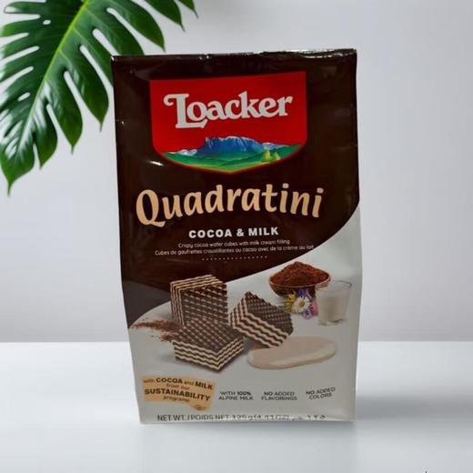 莱家粒粒装威化（牛奶巧克力） 125g/袋 商品图0