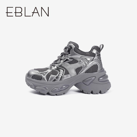 2楼伊伴2024冬季女时尚休闲鞋潮流舒适女鞋B24648801 商品图1