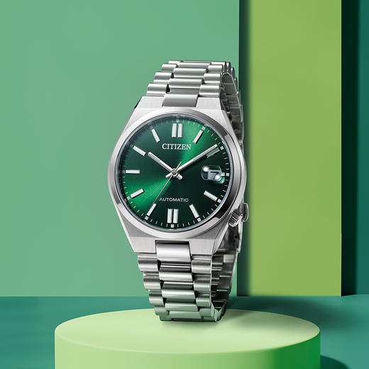 西铁城/CITIZEN机械不锈钢简约复古时尚腕表NJ0200-50X 商品图7
