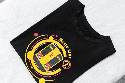 广州地铁一号线纪念版T恤 商品图2