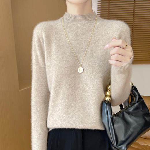 Avann阿曼衣一线半高领基础款羊毛衫1101 商品图7