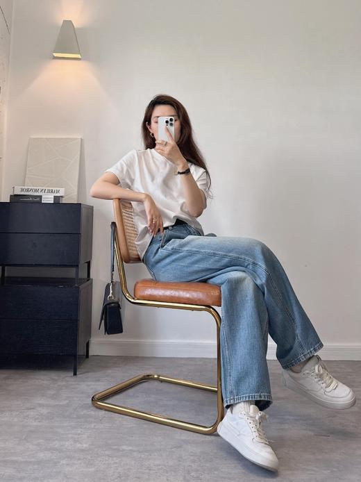 二店y 重磅260g的新疆棉T，高克重❗1oo%纯棉情侣净版T恤 商品图9