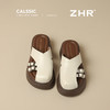 ZHR则则厚底增高拖鞋女包头拖夏季新款懒人通勤一脚蹬时尚休闲鞋 商品缩略图5