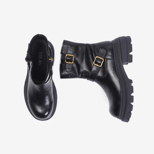 2楼伊伴2024冬季新款冬靴女鞋B24512501 商品图8