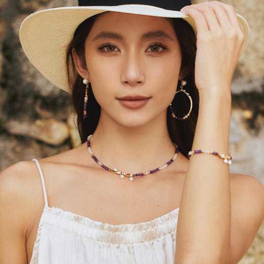 Ancient Greece古希腊时期 | 希腊海神紫石耳环 商品图2