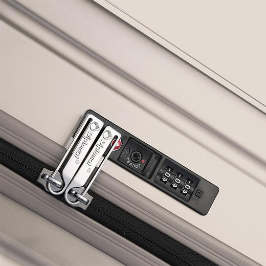 Diplomat外交官行李箱登机旅行T型时尚拉杆箱密码箱HM-23102/23103 象牙金 20/24英寸 【可登机】 商品图8