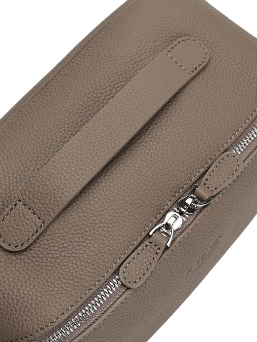 callisto灰色牛皮革洗漱包 商品图4