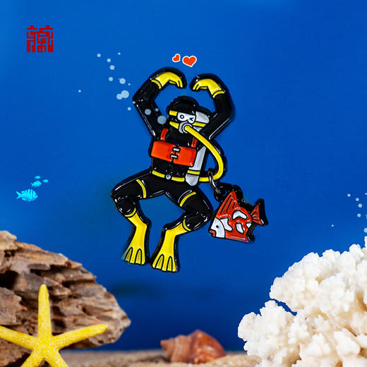 水下考古系列潜水员徽章 商品图0