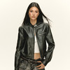 Ariseism 美式复古机车风pu皮衣短外套女秋季新款上衣 商品缩略图0