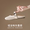 ZHR平底半拖鞋女2025新款夏季外穿镂空包头凉鞋时尚软底一脚蹬 商品缩略图9