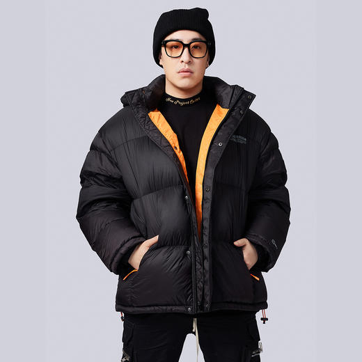 NPC潮牌15D零压撞色连帽羽绒服90白鹅绒帽子可拆卸保暖NP39DJ14 商品图1