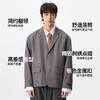 NPC潮牌老钱风刺绣落肩廓形西服西裤套装男随性金属扣NP4CJR08 商品缩略图2