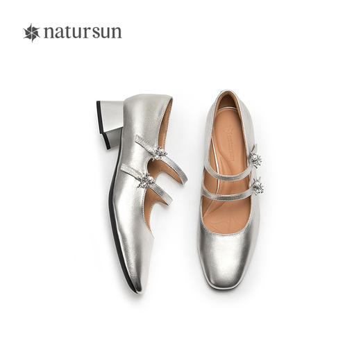 2楼natursun 25年春季新品 玛丽珍 N25190205 商品图3