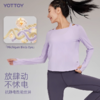 罩衫【YOTTOY】运动上衣女长袖T恤普拉提训练服速干瑜伽宽松透气罩衫春夏 商品缩略图3