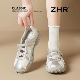 ZHR则则芭蕾风凉鞋女2025夏季厚底内增高玛丽珍鞋透气运动休闲鞋