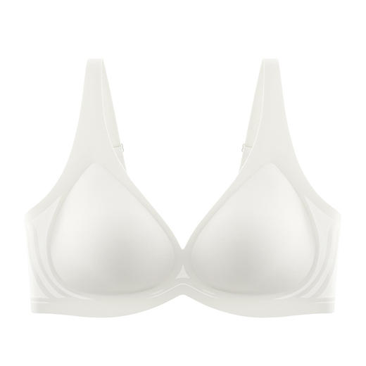 雀说 法式深V光面无痕内衣薄款无钢圈6015 商品图10